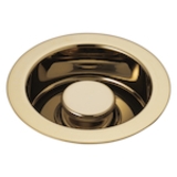 Brizo® 69070-PG Rook® Kitchen Disposal and Flange Stopper, 4-1/2 in Nominal, 4-1/2 in OAL, Brass, Polished Gold