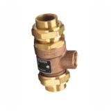 WATTS® 0061888 9D Series Backflow Preventer, 3/4 in Nominal, Union FNPT x Union Joint End Style, Forged Brass Body, Dual Check