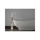 Brizo® T70130-PN Free Standing Tub Filler Trim, Virage®, 2 gpm Flow Rate, Polished Nickel, 1 Handle, Commercial