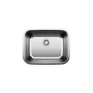 Blanco 441398 Stellar™ Laundry Sink, Rectangle Shape, 23 in W x 17-3/4 in D, Under Mount, 304 Stainless Steel, Refined Brushed