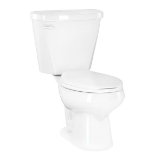 Mansfield® 382 376 Right Hand Summit® Pro Elongated Combo Toilet 1.6 White
