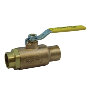 Apollo™ 7020901A 70-200 2-Piece Ball Valve, 2-1/2 in Nominal, Solder End Style, Bronze Body, Standard Port, RPTFE/MPTFE Softgoods