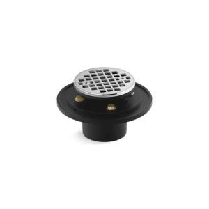 Kohler® 22671-CP Clearflo Tile-in Shower Drain, 4-1/4 in L, Brass/Cast Iron Drain