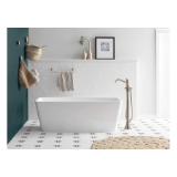 Moen® 9025BN Belfield™ Floor Mount Tub Filler Faucet, Brushed Nickel, 1 Handle, Commercial