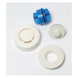 Dearborn® True Blue® K98WH Bath Waste Trim Kit with Uni-Lift Stopper, White