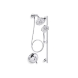 Kohler® 22180-CP Showering Package, 2.5 gpm Shower, Polished Chrome