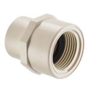 Spears® EverTUFF® 4135-005OR Female Adapter, 1/2 in, CTS Socket x NPSC, SCH 40/STD, CPVC