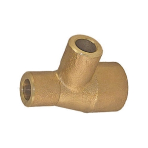 Copper Reducing Tee 1-1/4 x 1/2 x 1 in