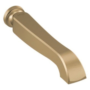 DELTA® T5756-CZLHP-WL Dorval™ Two Handle Wall Mount Tub Filler - Less Handles, Champagne Bronze