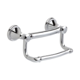 DELTA® 41350 Decor Assist™ Traditional Toilet Tissue Holder with Assist Bar, 300 lb Capacity, 4-5/16 in H, Zinc, Chrome