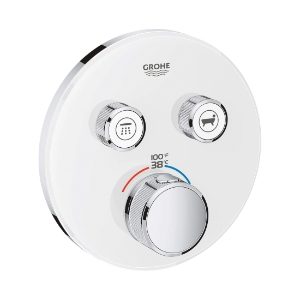 GROHE 29160LS0 Thermostatic Trim, 7.7 gpm Valve, StarLight® Moon White