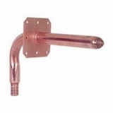 Sioux Chief 630X248E Square O-Strap 90 deg Stub-Out Elbow, 1/2 in Nominal, F1807 PowerPEX® Crimp™ x CTS End Style, Copper