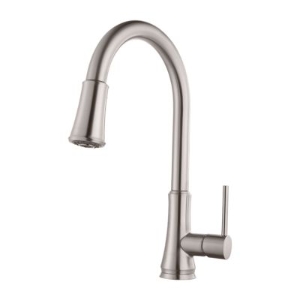 Pfister® G529-PF2S 1-Handle Pull-Down Kitchen Faucet, Stainless Steel