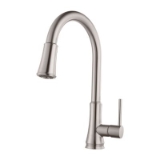 Pfister® G529-PF2S 1-Handle Pull-Down Kitchen Faucet, Stainless Steel