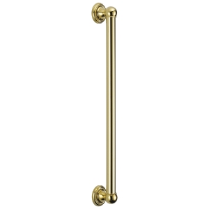 DELTA® 40024-PB Grab Bar, 24 in L, Polished Brass, Brass