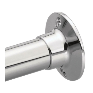 Moen® 63-5-HD Shower Rod, Donner, 1 in Dia x 5 ft L Rod/Track, Stainless Steel, Stainless Steel