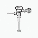 Sloan® 3782645 186 Single-Flush Manual Exposed Flushometer, 0.5 gpf Flush Rate, 3/4 in IPS Inlet, 3/4 in Spud, 15 to 80 psi Pressure, Polished Chrome