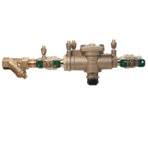 WATTS® 88004088 LF009-FS In-Line Backflow Preventer, 1 in Nominal, FNPT End Style, Quarter-Turn Ball Valve, Reduced Pressure Zone