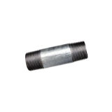 Ward Mfg 0206044 Pipe Nipple, 3/4 in Nominal, 4-1/2 in L, Carbon Steel, Galvanized, SCH 40/STD, Welded