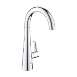 GROHE 30026002 30026_2 Ladylux Beverage Faucet with 1.75 gpm Filtration, 1.75 gpm Flow Rate, Polished Chrome, 1 Handle, Residential