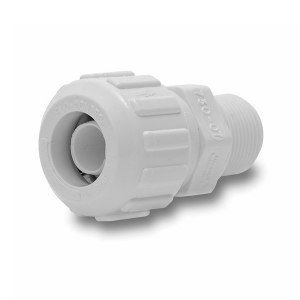NDS® FLO-LOCK™ 730-07 700 Male Tube Adapter, 3/4 in, MNPT x TS, PVC