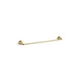 Kohler® 10551-PB Single Towel Bar, Devonshire®, 24 in L Bar, 3-11/16 in OAD x 2-3/8 in OAH, Metal, Vibrant® Polished Brass