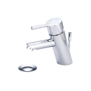 OLYMPIA L-6050 i2 Lavatory Faucet, 1.2 gpm Flow Rate, 2-1/2 in H Spout, 1 Handle, 50/50 Pop-Up Drain, 1 Faucet Hole, Polished Chrome, Function: Traditional