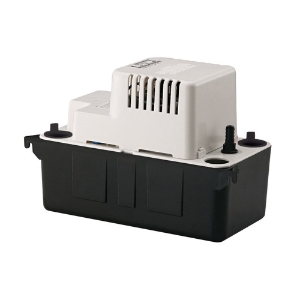 LittleGIANT® VCMA-20 Automatic Condensate Removal Pump, 80 gph, 1-1/8 in Inlet x 3/8 in OD Barbed Outlet, 17 ft Shutoff Head, 75 W