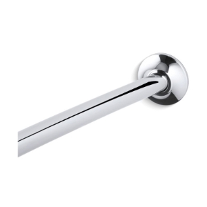 Kohler® 9350-S Expanse® Transitional Curved Shower Rod, Stainless Steel, Polished Stainless Steel