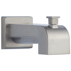 DELTA® RP53419SS Pull-Up Diverter Tub Spout, 6-1/2 in L x 3 in H, Stainless