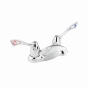 Moen® 8800 M-BITION™ Centerset Bathroom Faucet, Chrome, 2 Handles, 1.2 gpm Flow Rate