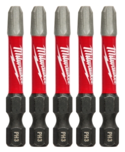 Milwaukee® SHOCKWAVE™ 48-32-4639 Impact Driver Bit, PH3 Phillips® Point, 2 in OAL, 1/4 in, Steel