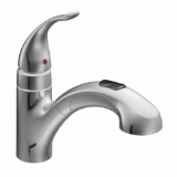 Moen® 67315C Kitchen Faucet, Integra®, 1.5 gpm Flow Rate, 120 deg Spout, Chrome, 1 Handle, 1/3 Faucet Holes