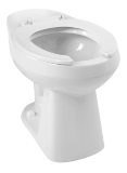 Mansfield® Adriatic™ 1319 Smart Height™, Elongated Front Bowl, Flush Valve, 1.28 or 1.6 Toilet, 10" Rough-in, White