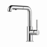 Brizo® 63220LF-PC Solna® Kitchen Faucet, Commercial, 360 deg Pull-Out Spout, Polished Chrome, 1 Handle, 1 Faucet Hole