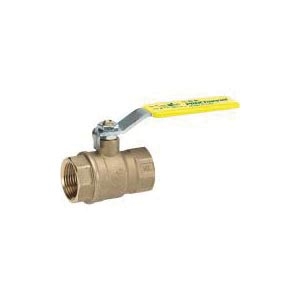 PROChannel™ PBV-1-FIP Quarter-Turn Ball Valve With Handle, 1 in Nominal, FNPT End Style, Forged Brass Body, Full Port, Rubber Softgoods
