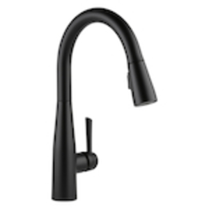 DELTA® 9113-BL-DST Essa® Single Handle Pull-Down Kitchen Faucet, Matte Black
