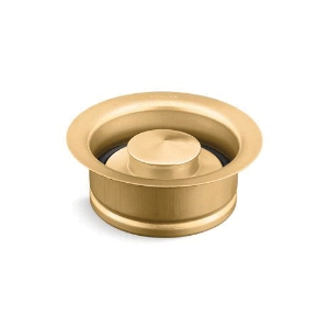 Kohler® 11352-2MB K-11352 Disposal Flange With Stopper, 4-7/16 in Dia Nominal, Metal, Vibrant® Brushed Moderne Brass