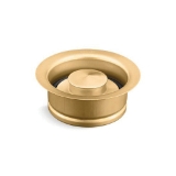 Kohler® 11352-2MB Disposal Flange with Stopper, 4-7/16 in Dia Nominal, Metal, Vibrant® Brushed Moderne Brass