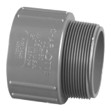 1/2 PVC S80 SXM ADAPTER 836-005 SCH80