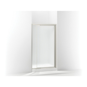 Sterling® 1505D-42N-G10 1500 Pivot Shower Door, Tempered Glass, Framed Nickel Frame, 36 to 42 in Opening Width, 1/8 in THK Glass