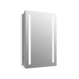 Kohler® 99003-TLC-NA Verdera® Lighted Medicine Cabinet, 20 in OAW x 30 in OAH, Anodized Aluminum