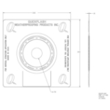 Quickflash® P-200 Flashing Panel - Fits 2" to 2 1/2" Sized Pipes