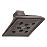 Brizo® 87330-RB Raincan Shower Head, Virage®, 2 gpm Flow Rate, 1 Spray, Wall Mount, 6 x 3-3/4 in Head, Venetian Bronze