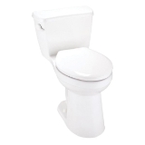 Gerber® G0021014 1-Piece Compact Toilet With Soft-Close™ Toilet Seat, Avalanche® ErgoHeight™, Elongated Bowl, 1.28 gpf