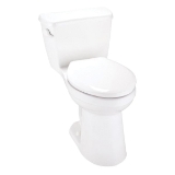 Gerber® G0021014 1-Piece Compact Toilet with Soft-Close™ Toilet Seat, Avalanche® ErgoHeight™, Elongated Bowl, 1.28 gpf, White