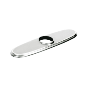 Elkay® LK130CR 3-Hole Traditional Escutcheon Plate, Residential, Polished Chrome