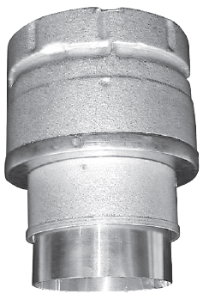 ECCO™ 200471 3DHCI 3 to 4 Draft Hood Connector Increaser