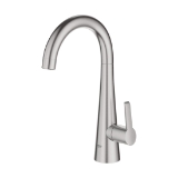 GROHE 30026DC2 30026_2 Ladylux Beverage Faucet with 1.75 gpm Filtration, 1.75 gpm Flow Rate, Supersteel, 1 Handle, Residential