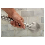 Moen® 8736 Grab Bar, Home Care®, 36 in L x 1-1/4 in Dia, Stainless Steel, 304 Stainless Steel